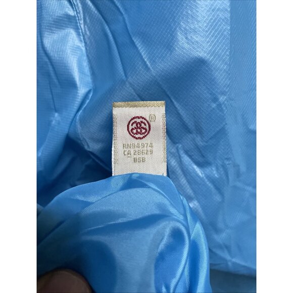 STUSSY GIRLS Y2K Women’s Blue Nylon Windbreaker Jacket Full Zip Up Size S NWT - Picture 12 of 12
